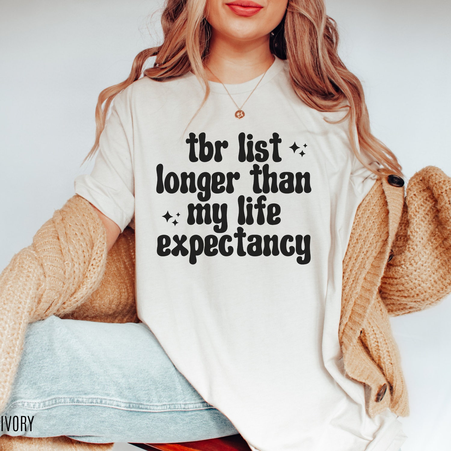 TBR List Longer Than My Life Expectancy Funny Reading Lover Booktrovert Shirt image 5