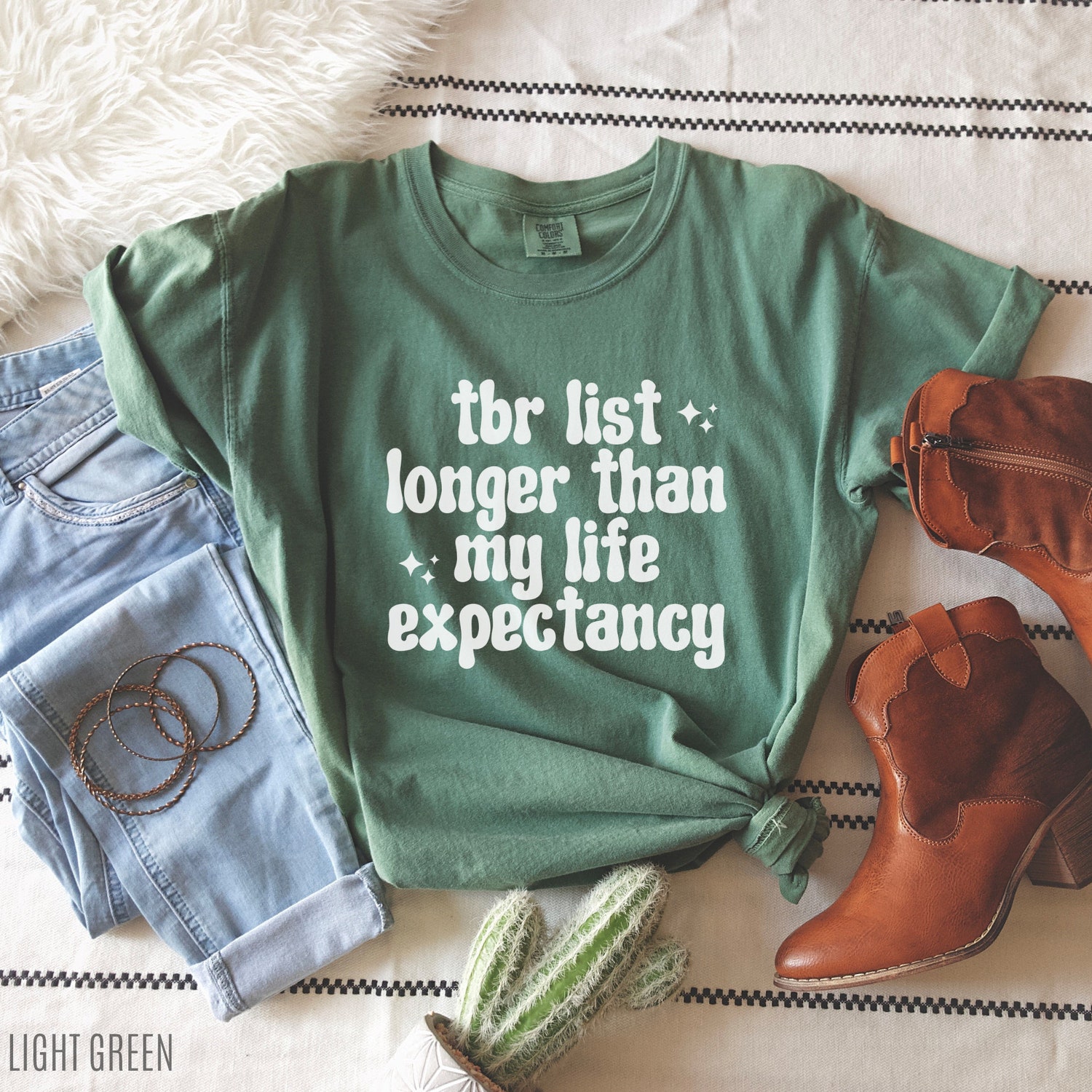 TBR List Longer Than My Life Expectancy Funny Reading Lover Booktrovert Shirt image 1