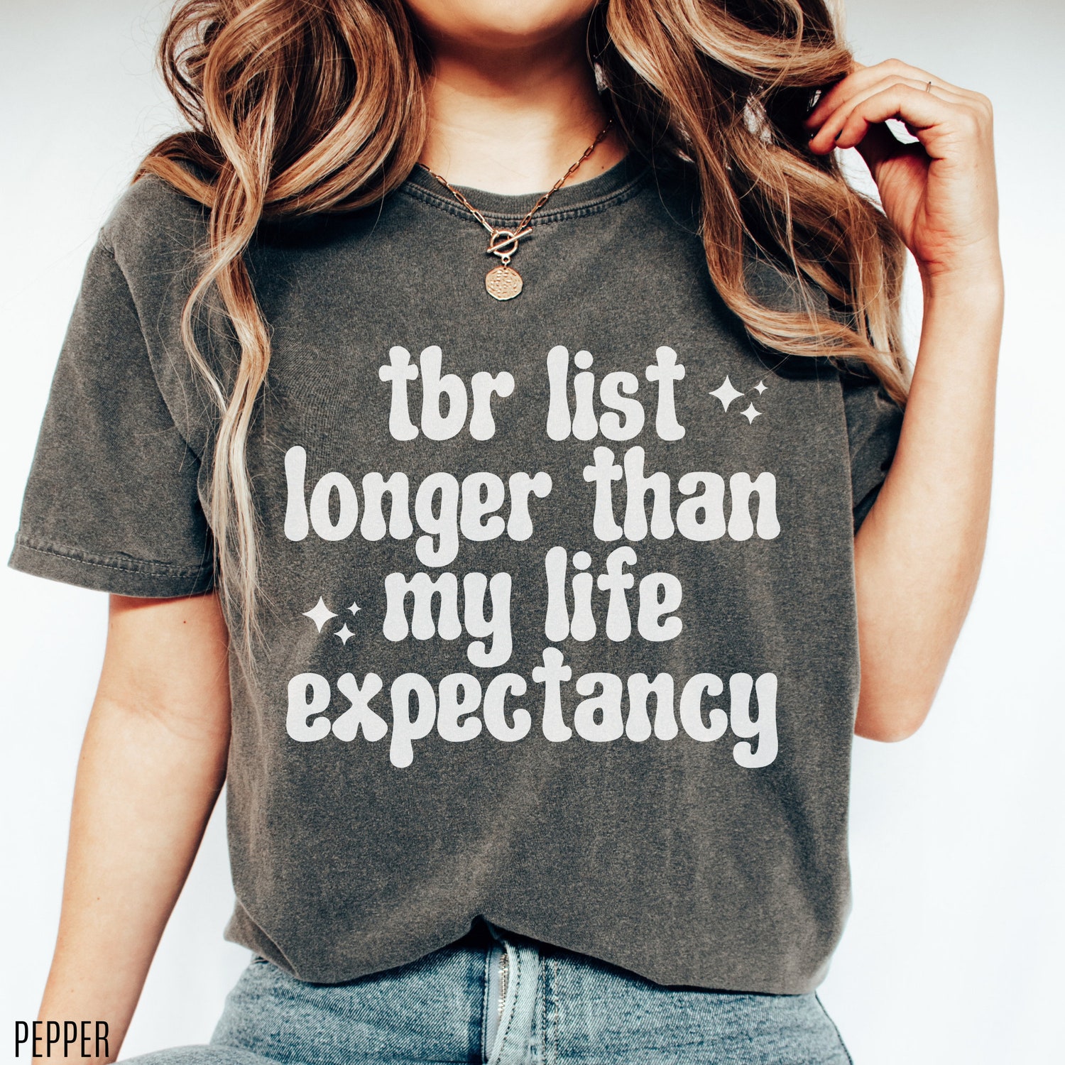 TBR List Longer Than My Life Expectancy Funny Reading Lover Booktrovert Shirt image 3