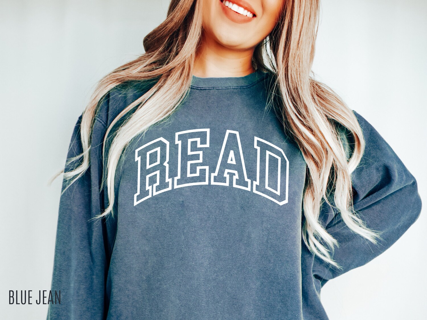 Read Bookish Book Lover Teacher Nerd Literature Cute Librarian Sweatshirt image 2