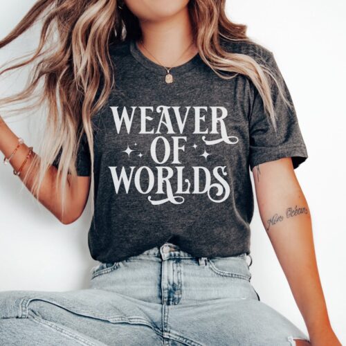 Author Weaver Of Words Writer Future Bestselling Book Novelist Literature Shirt image 0