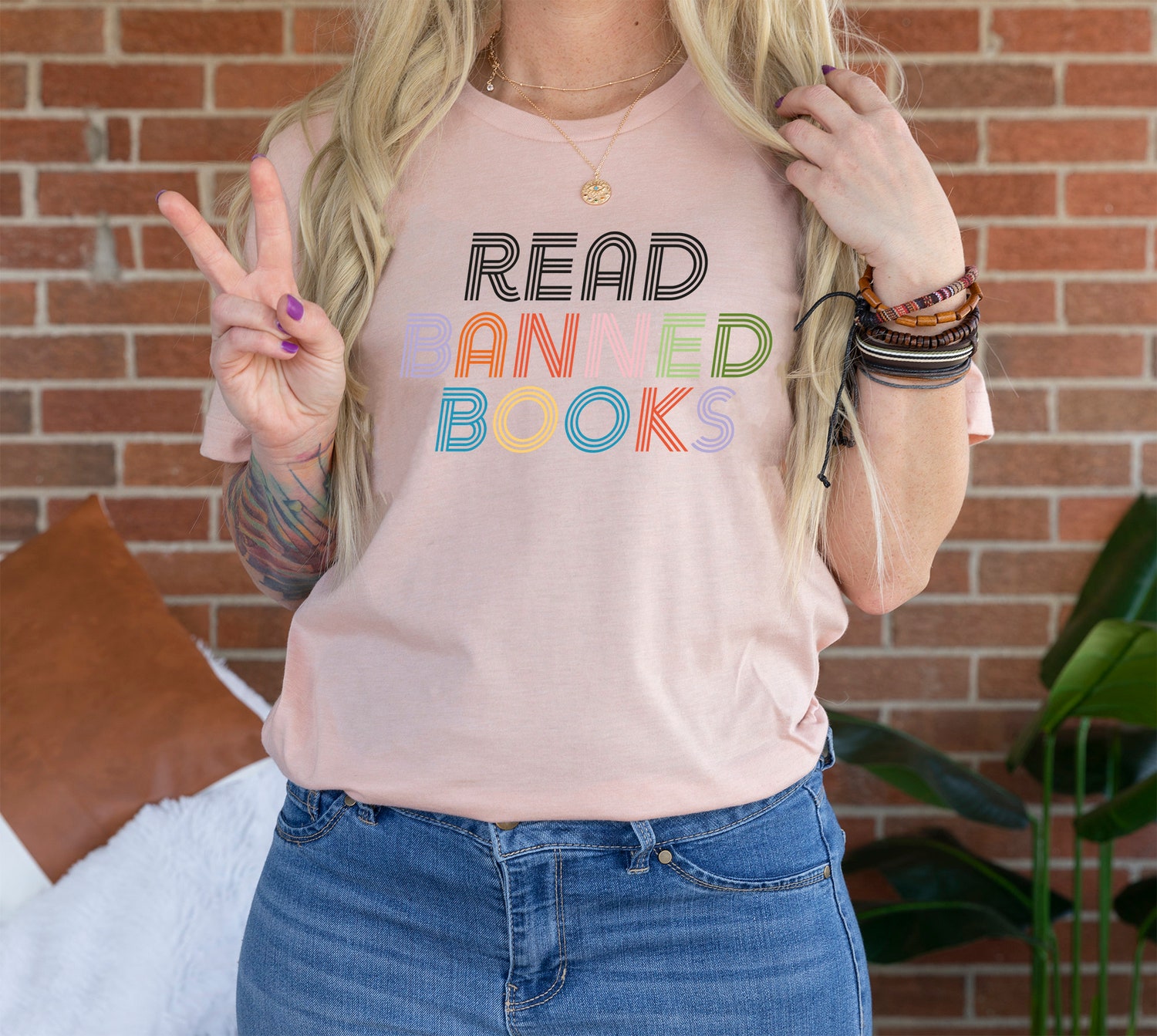 Read Banned Books Librarian Teacher Social Justice Freedom Librarian Shirt image 2