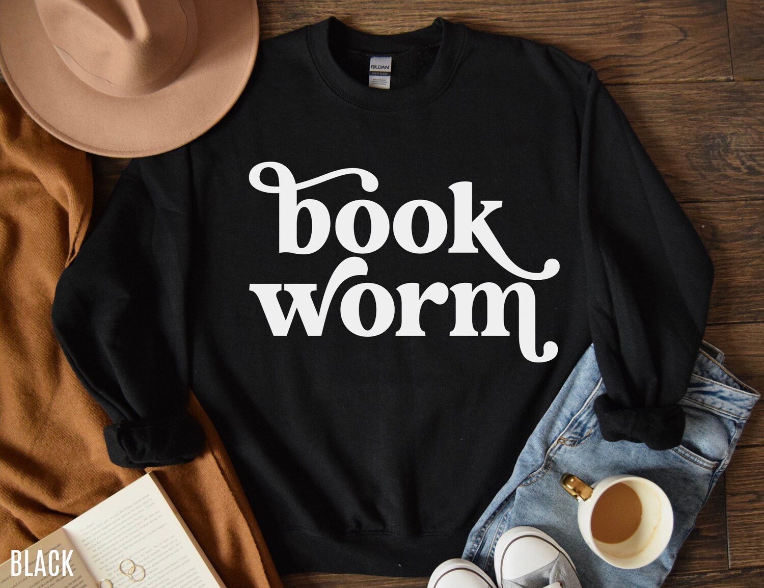 Bookworm Just One More Chapter Reading Librarian Teacher Lover Sweatshirt image 1