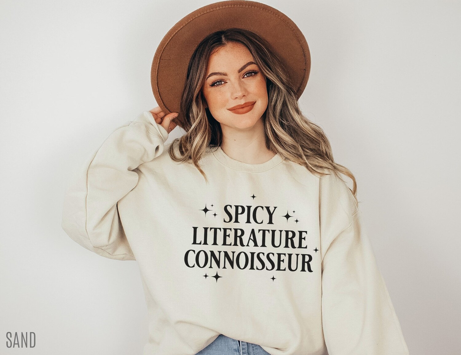 Smut Spicy Literature Connoisseur Book Lover Romance Reader Sweatshirt image 4