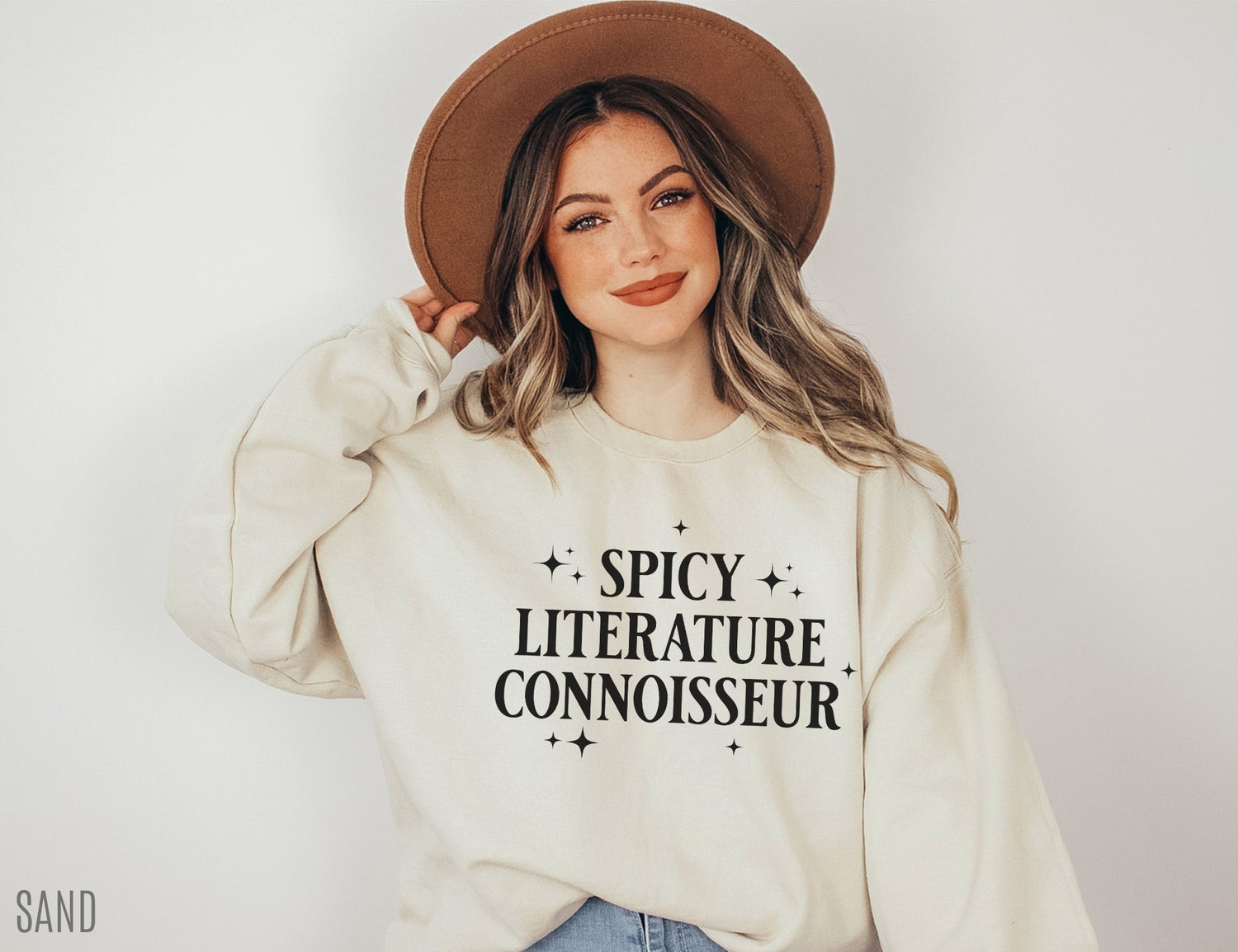 Spicy Literature Connoisseur Smut Book Lover Romance Reader Sweatshirt image 4