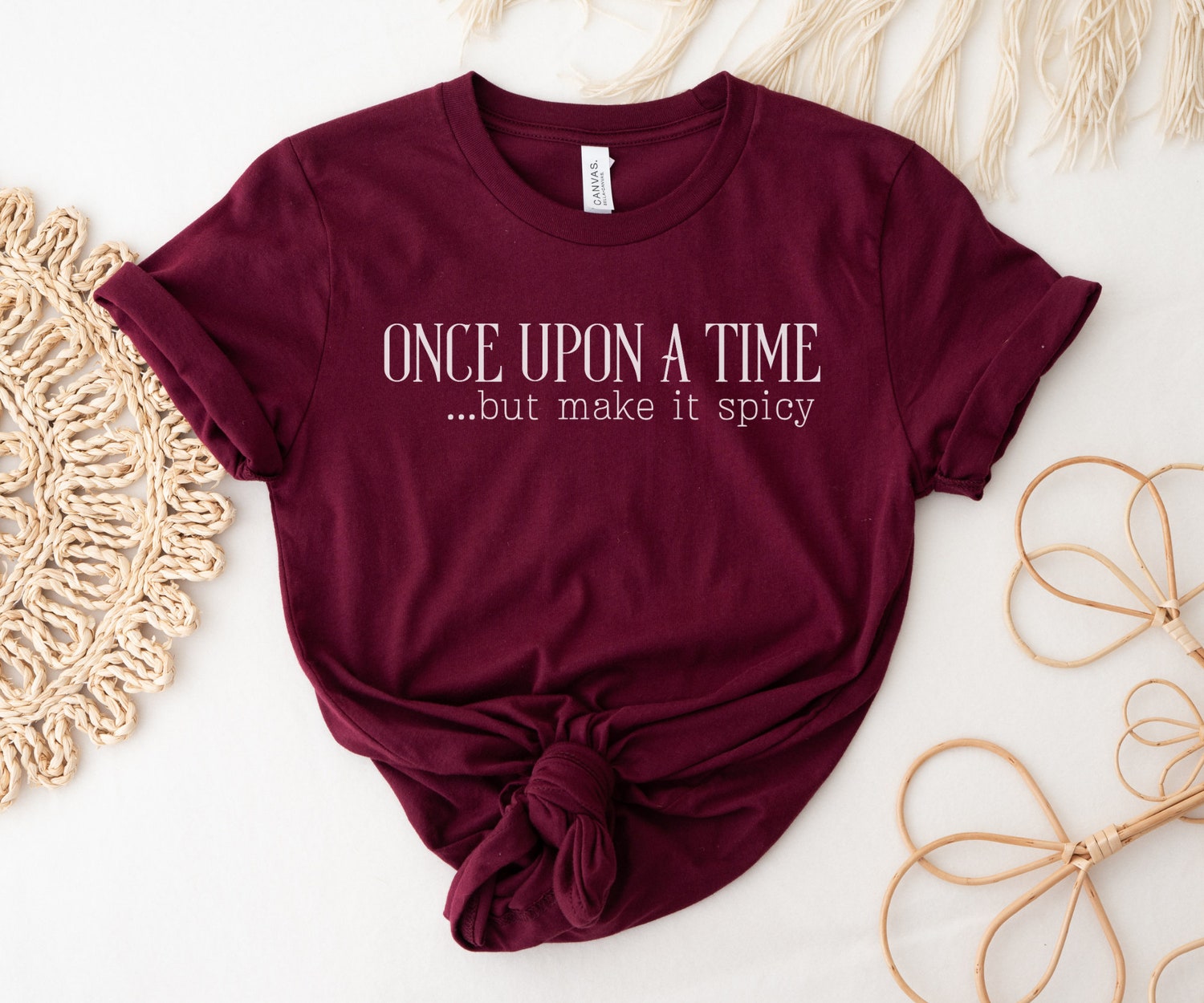 Once Upon A Time But Make It Spicy Smut Reader Romance Book Lover Shirt image 5