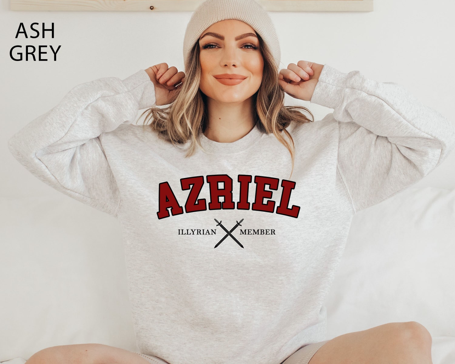 Azriel Shadowsinger ACOTAR Rhysand Gwynriel Bat Boys Terrasen Book Lover SJM Sweatshirt image 1