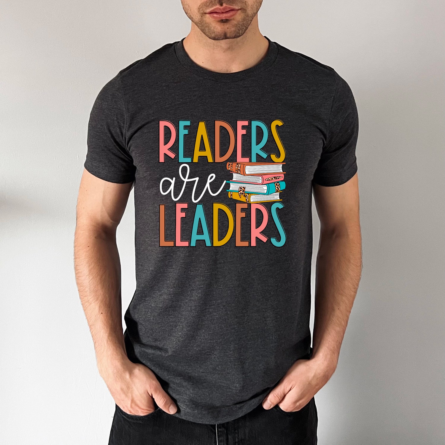 Readers Are Leaders Teacher Bookish Lover Women Librarian English Shirt image 4