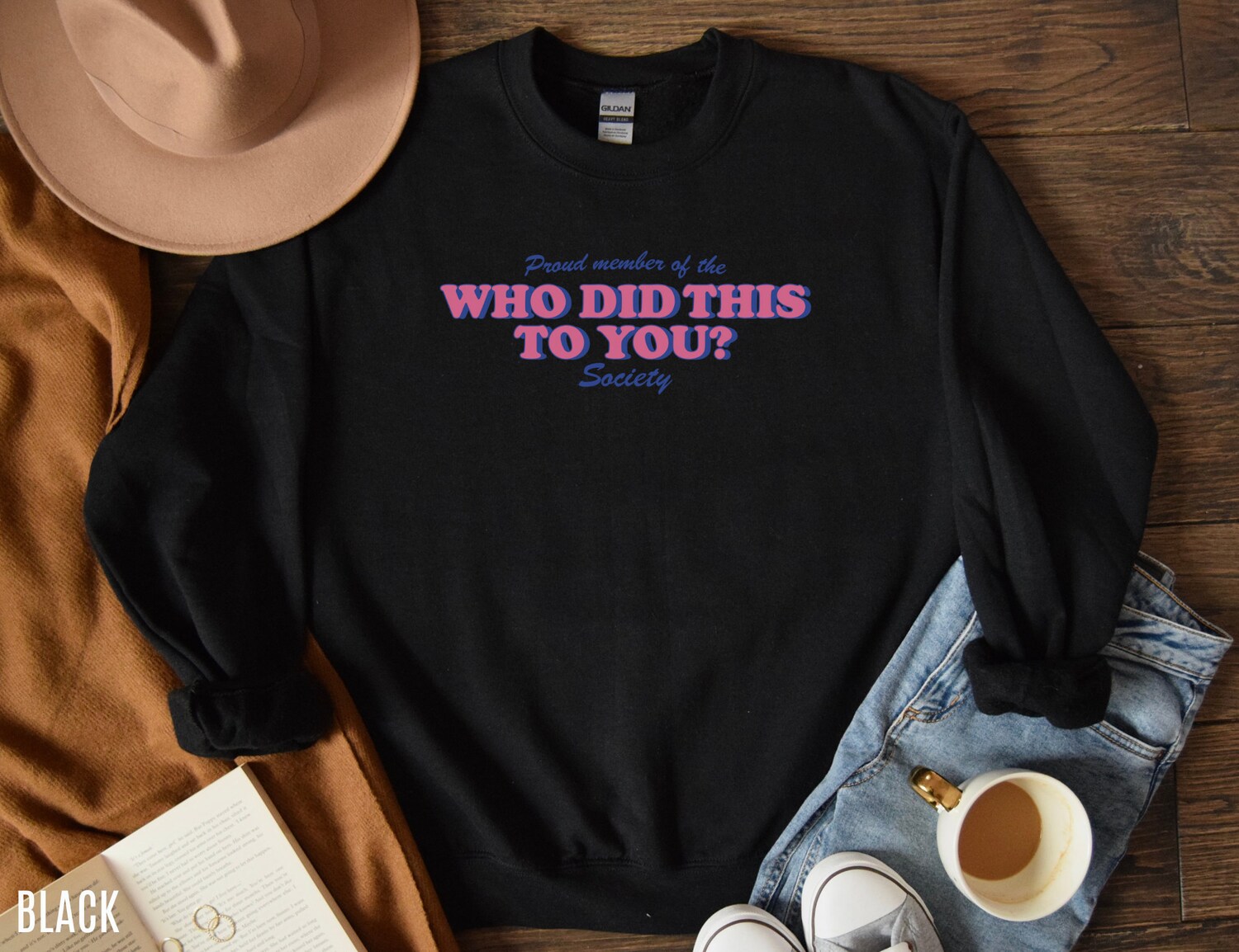 Who Did This To You Bookish Smut Reader Lover Dark Romance Spicy Sweatshirt image 5