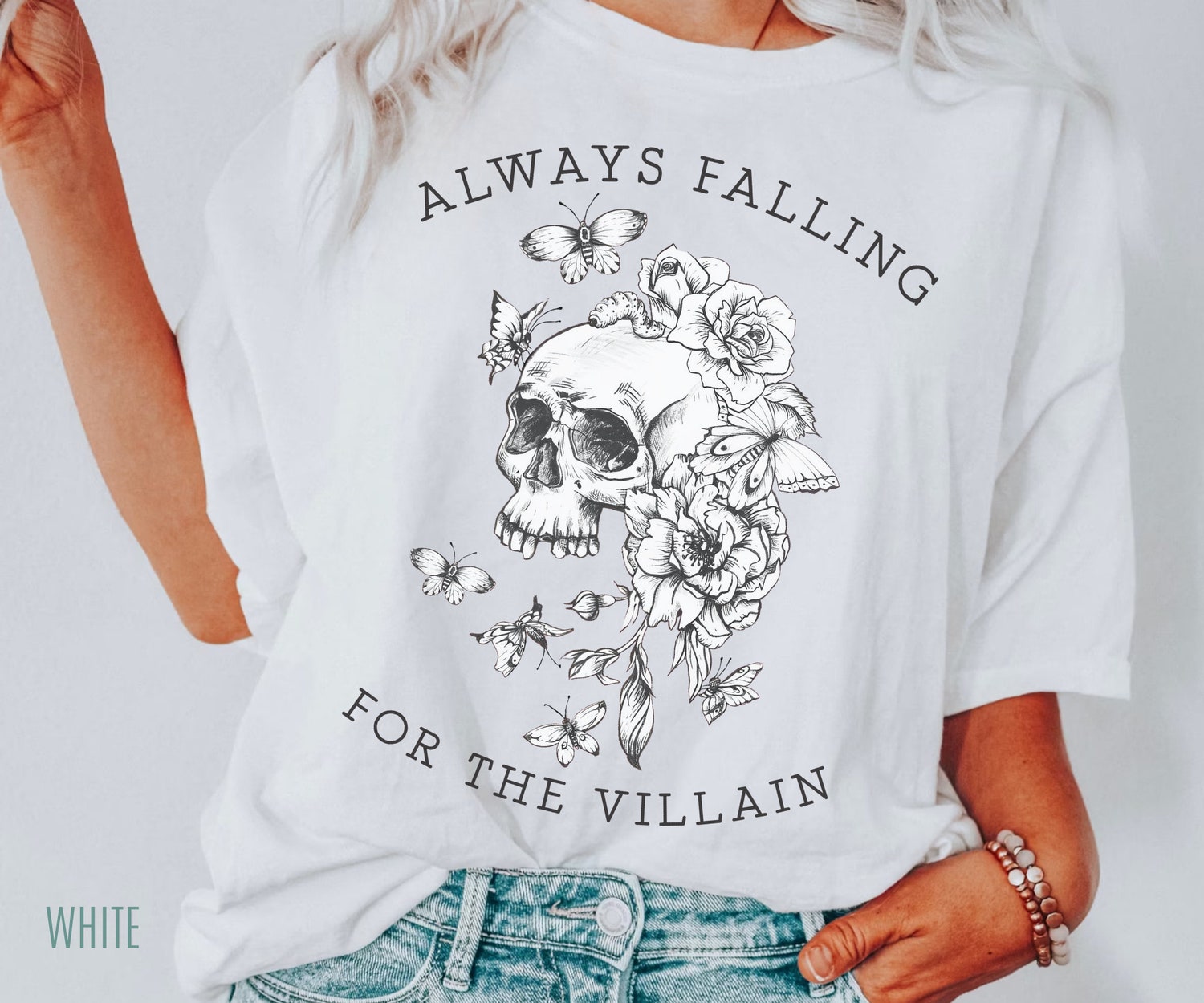 Always Falling For The Villain Bookish Reader Smut Lover Dark Romance Lover Shirt image 1