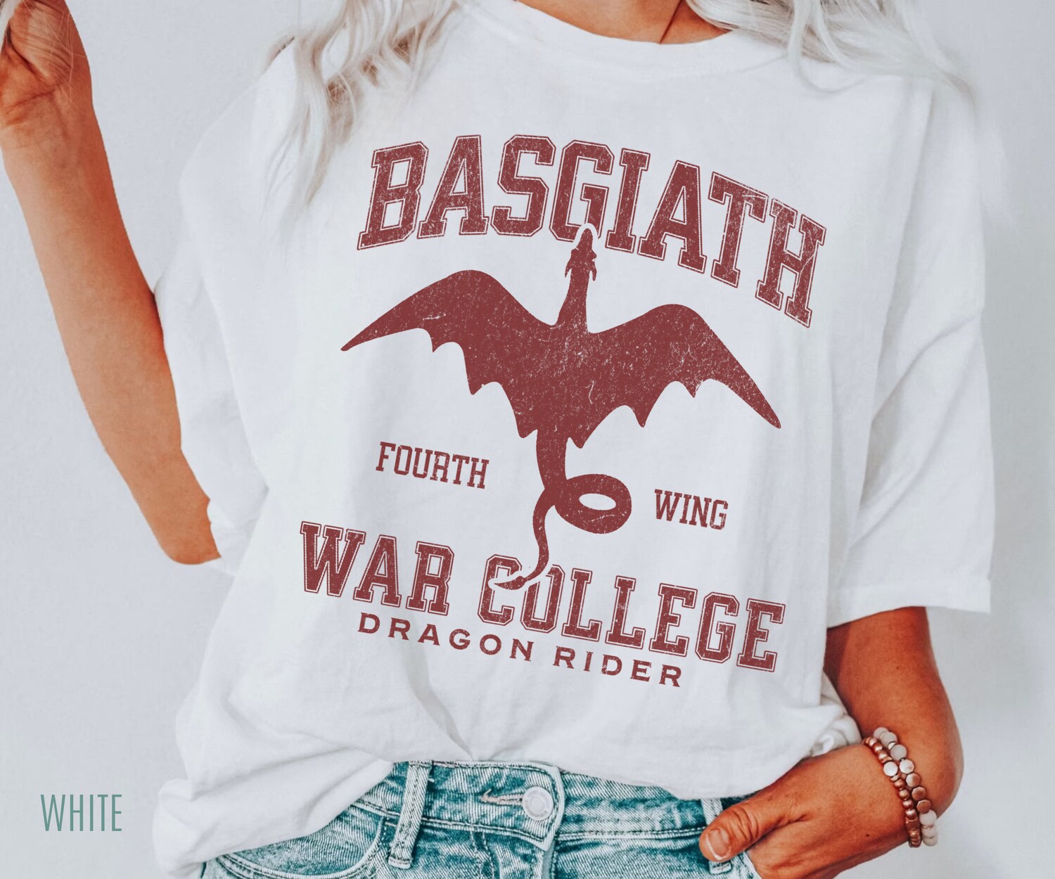 Fourth Wing Basgiath War College Iron Flame Fantasy Reader Bookish Shirt image 4