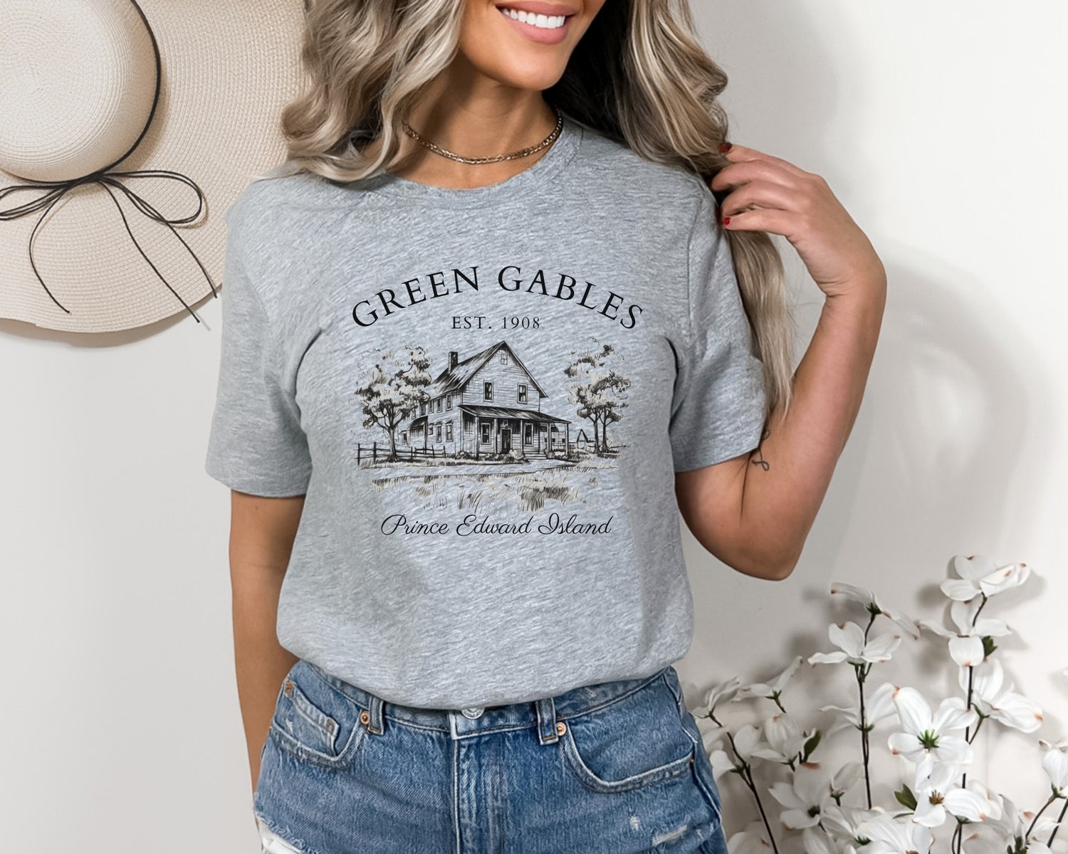 Cottagecore Green Gables Fandom Bookstagram Reading Literary House Shirt image 2