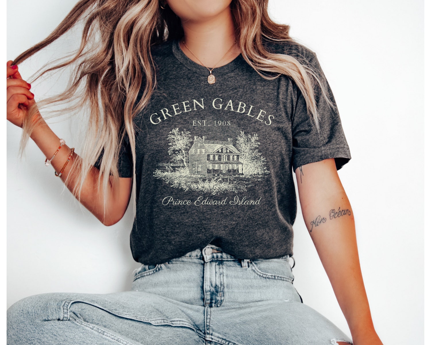 Green Gables Prince Edward Island Fandom Bookish Lover Literature Shirt image 2