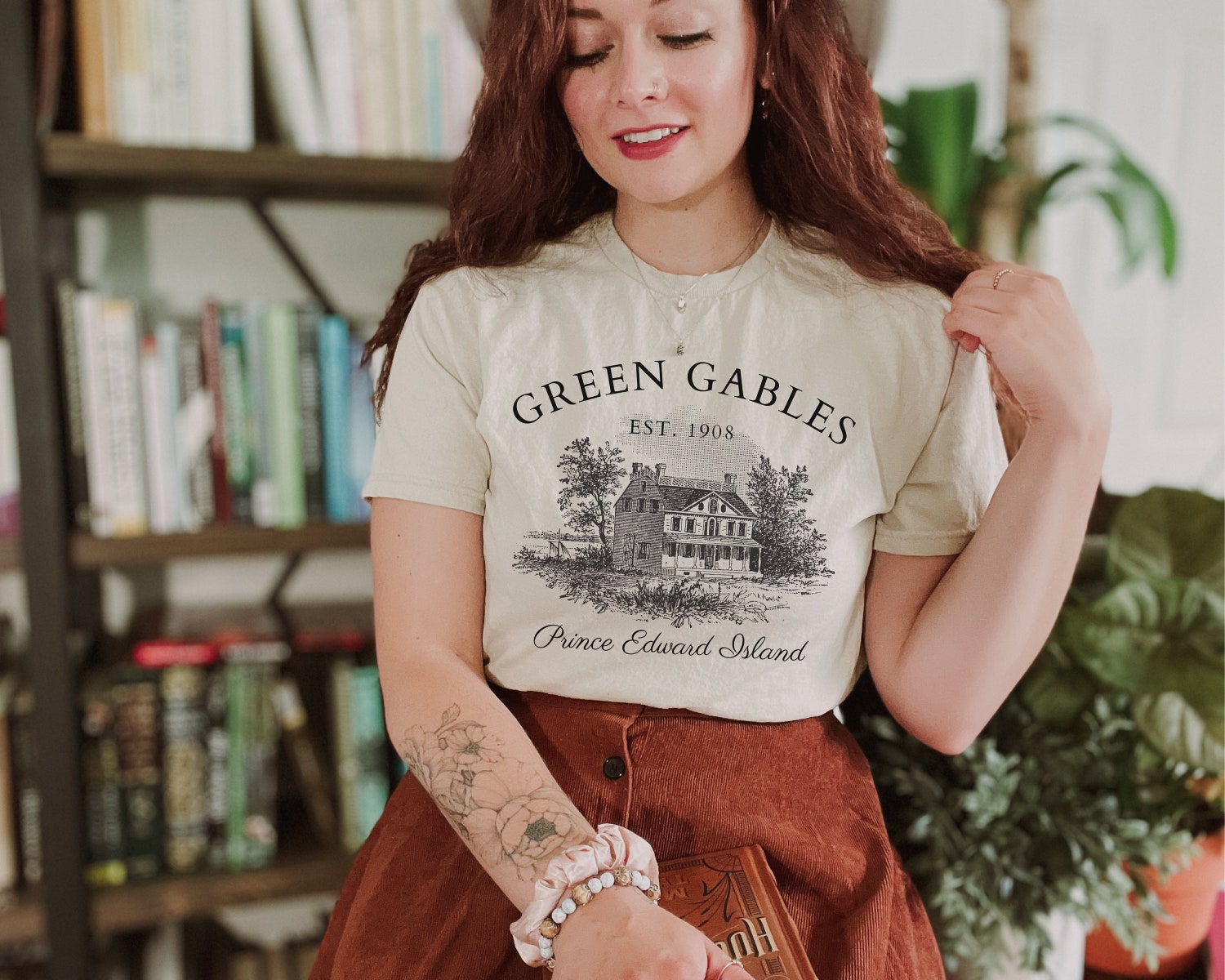 Green Gables Prince Edward Island Fandom Bookish Lover Literature Shirt image 3