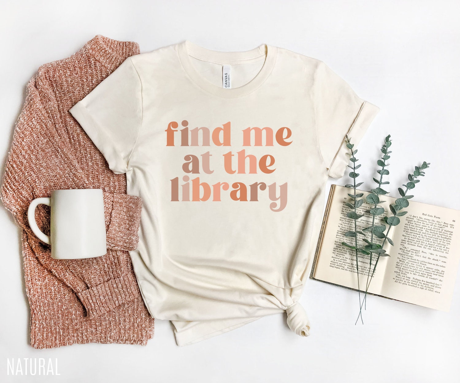 Find Me At The Library Bookish Lover Funny School Nerd Literature Shirt image 3