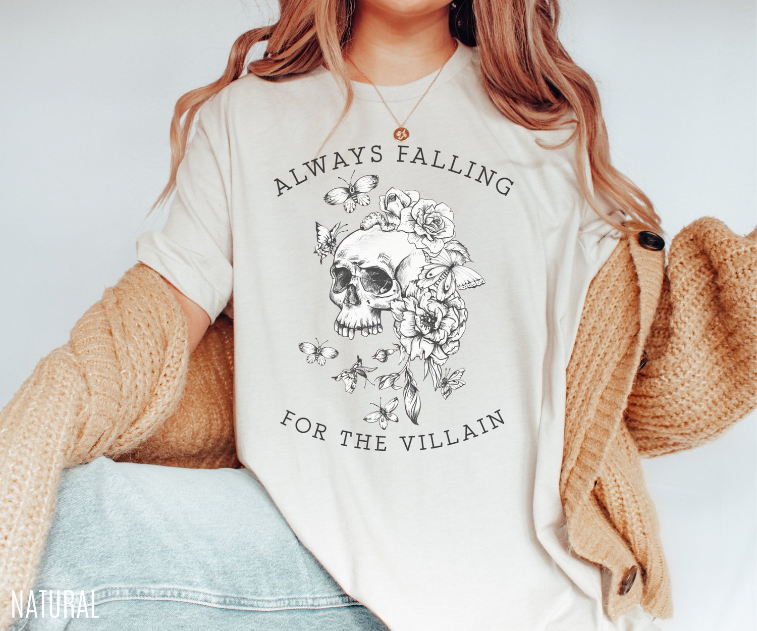 Always Falling For The Villain Bookish Reader Smut Lover Dark Romance Lover Shirt image 2