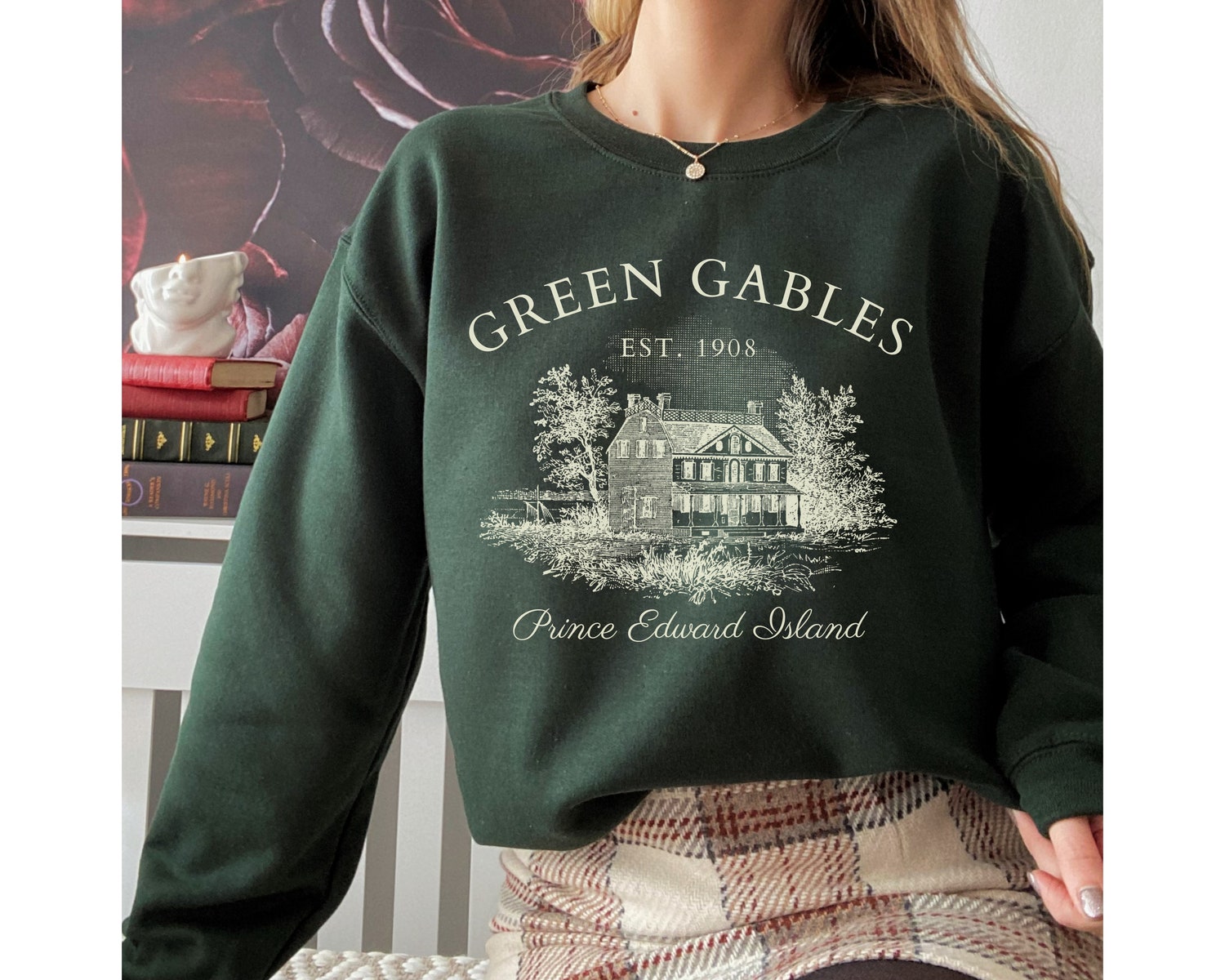 Green Gables Fandom Prince Edward Island Bookish Literature Reading Shirt image 6