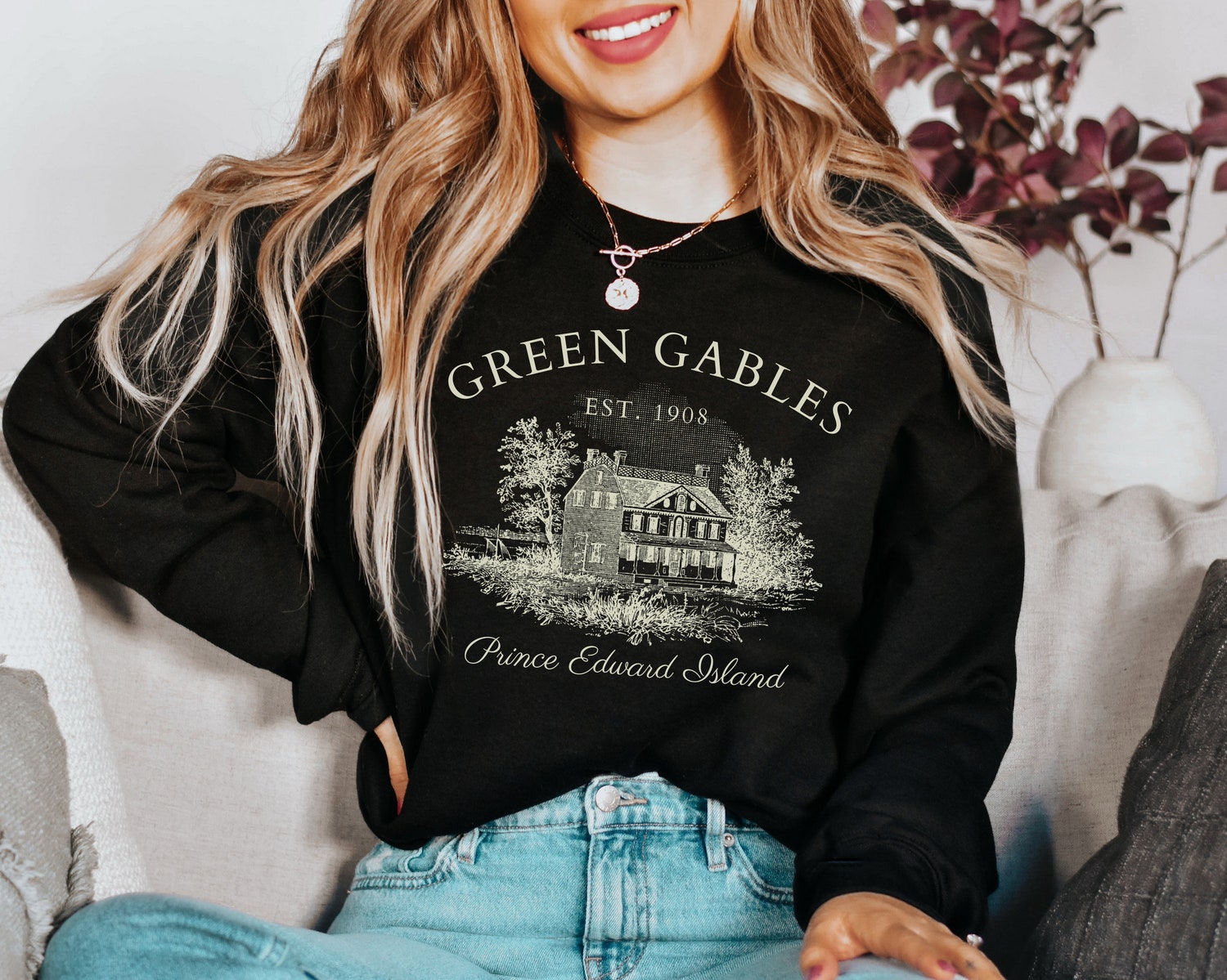 Light Academia Green Gables Fandom Literary Bookish Literature Reading Shirt image 5