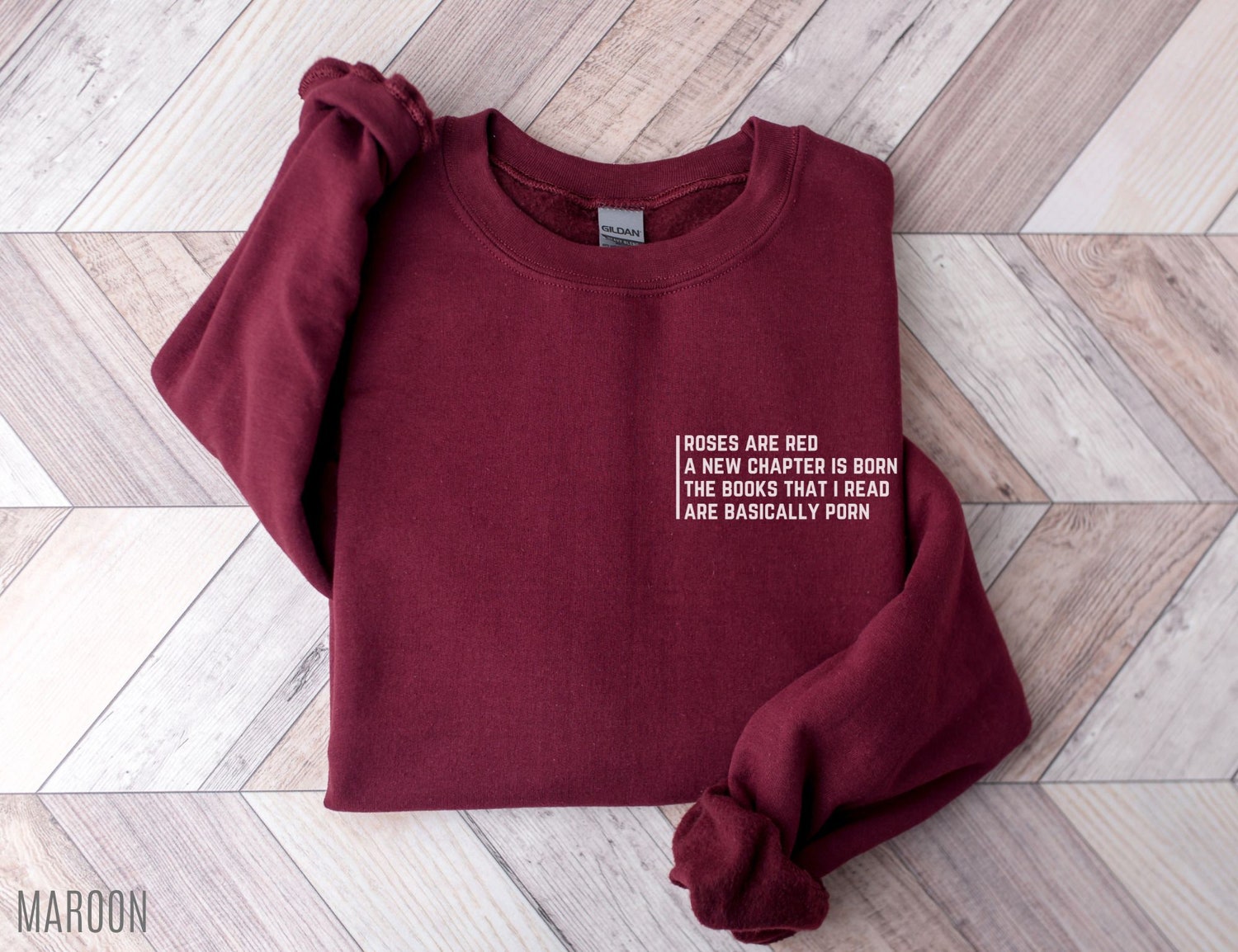 Roses Are Red Dark Romance Reader Lover Reader Funny Smut Bookish Sweatshirt image 4