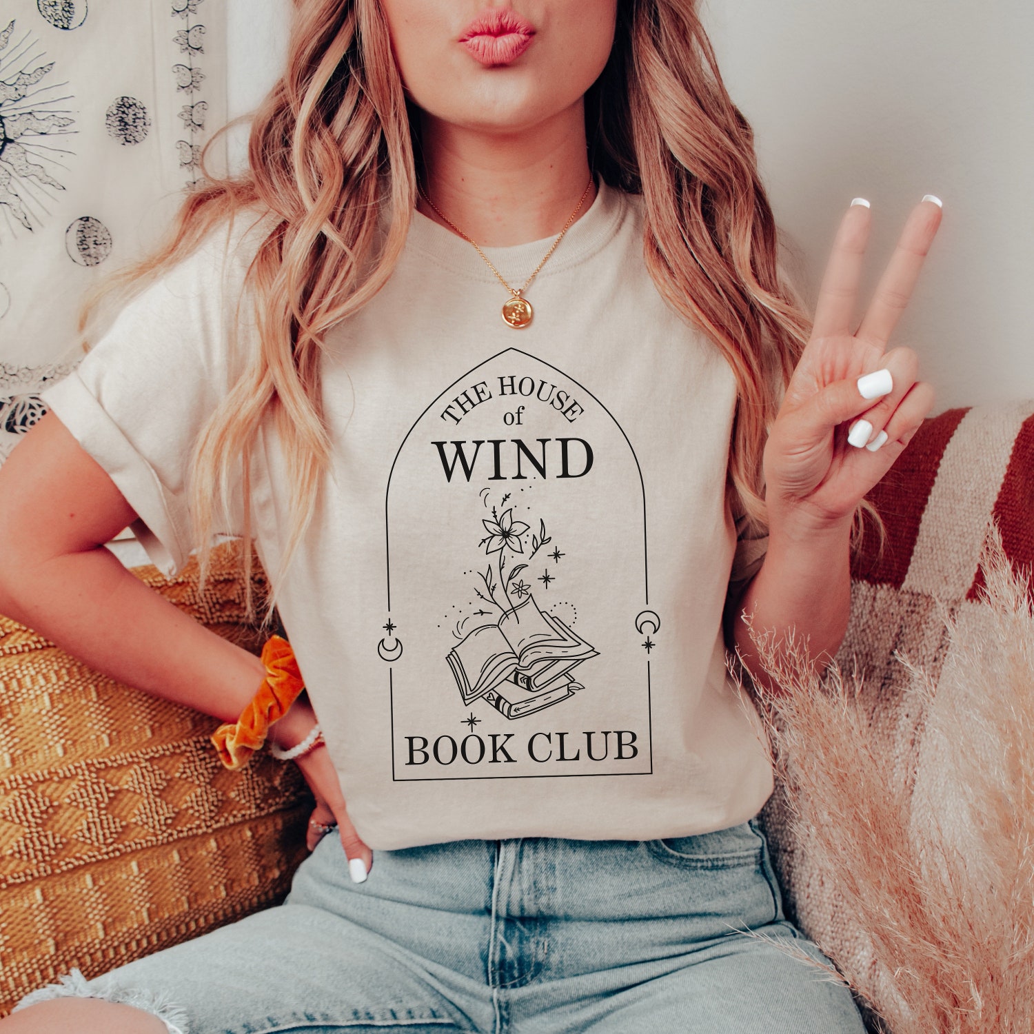 The House Of Wind Book Fandom Love Reading Literature Bibliophile Fantasy Romance Shirt image 5