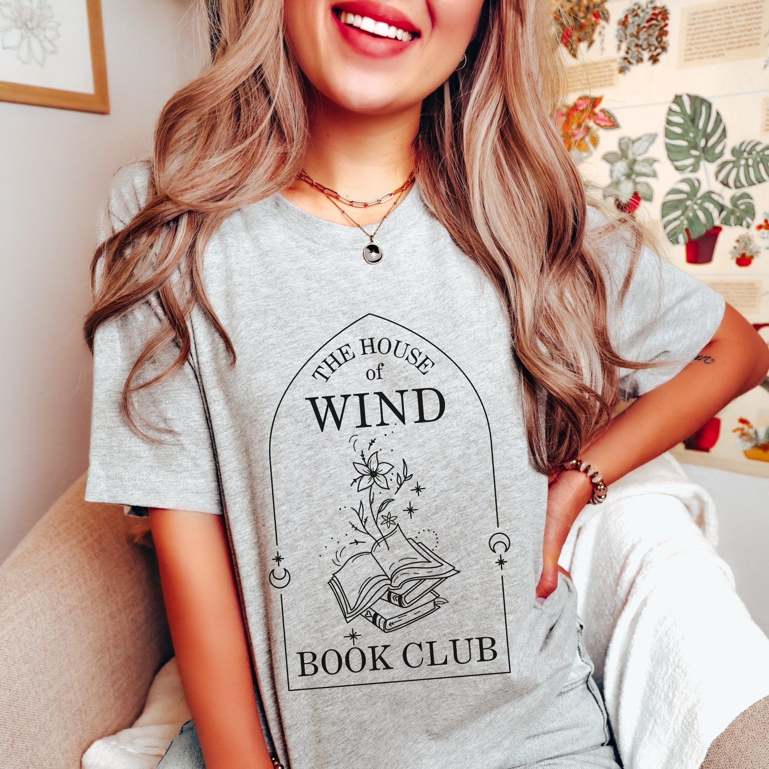 The House Of Wind Book Fandom Love Reading Literature Bibliophile Fantasy Romance Shirt image 6