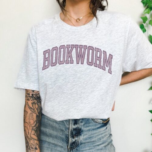 Bookworm Lover Reading Addict Teacher Librarian Literature Women Shirt image 0