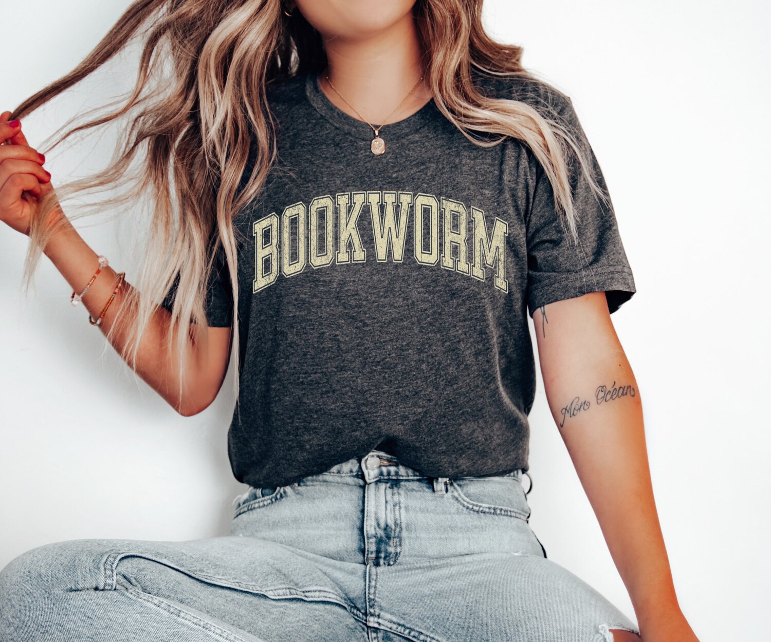 Bookworm Lover Reading Addict Teacher Librarian Literature Women Shirt image 2