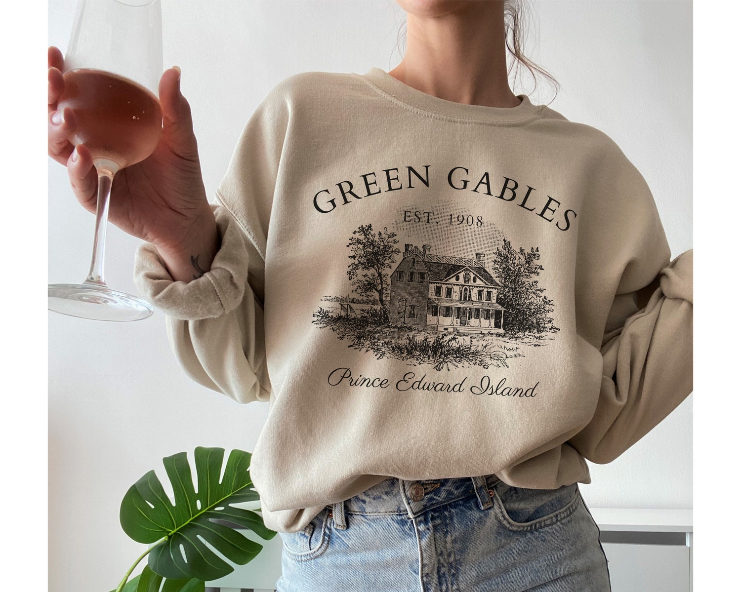 Green Gables Fandom Light Academia Reading Bookish Literature Sweatshirt image 5