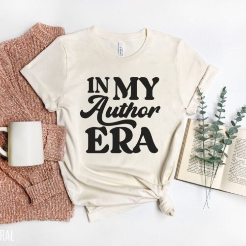 In my Author Era Writer Future Bestselling New Book Novelist Cute Shirt image 0