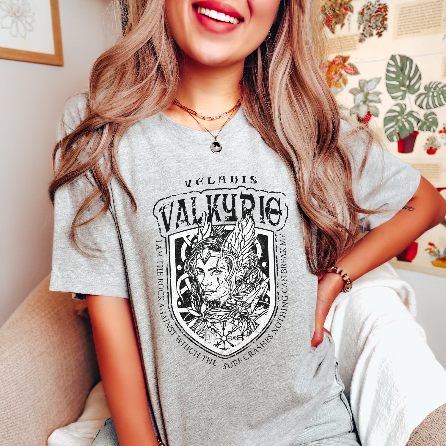 Dark Academia City Of Starlight Valkyrie Reading Book Fandom Literature Teacher Shirt image 3