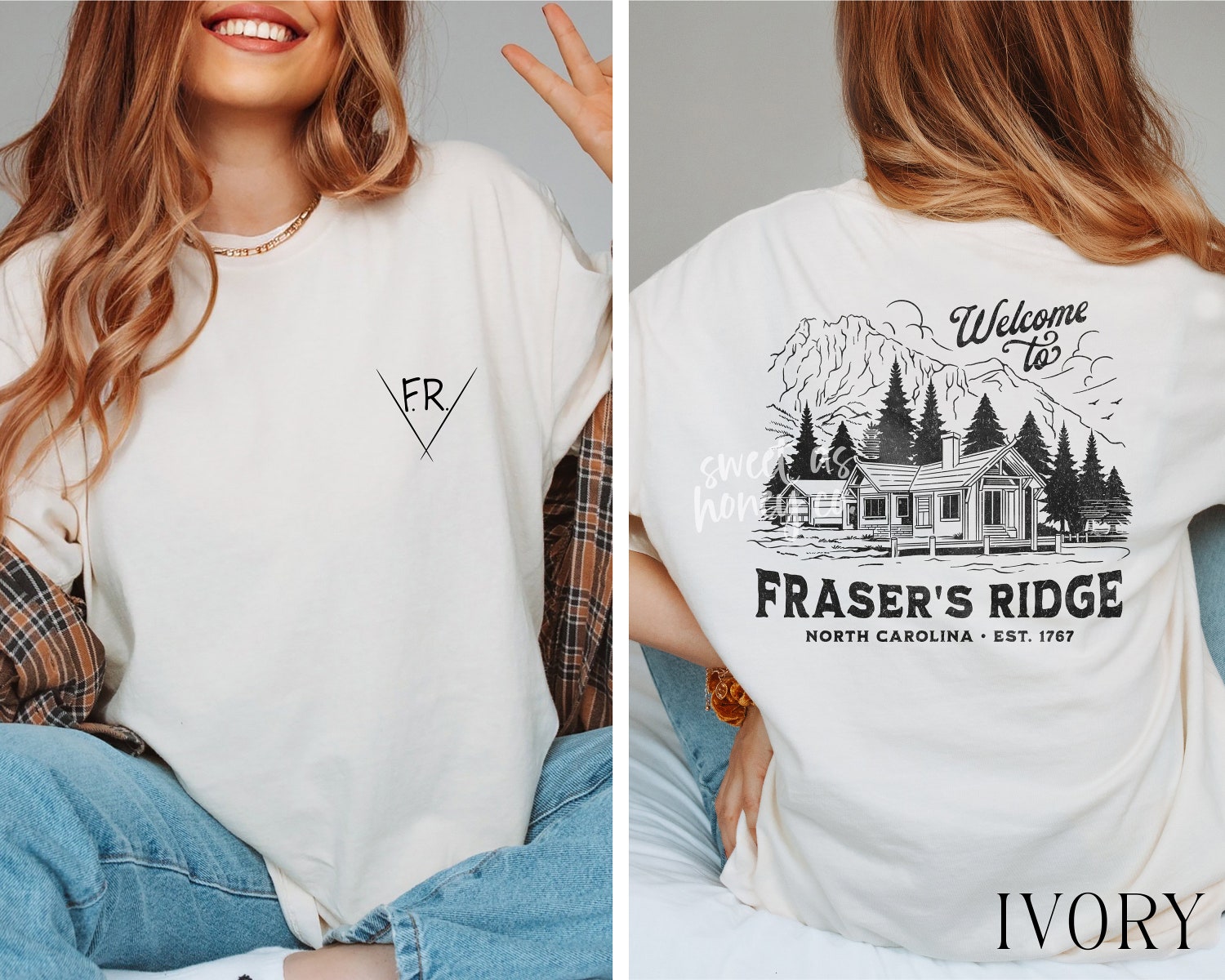 Outlander Frasers Ridge Jamie Sassenach Claire Ridge Clan Bookish Shirt image 3