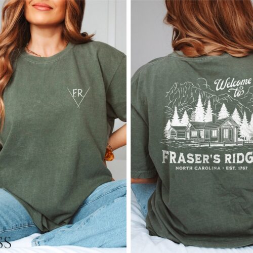 Outlander Frasers Ridge Jamie Sassenach Claire Ridge Clan Bookish Shirt image 0