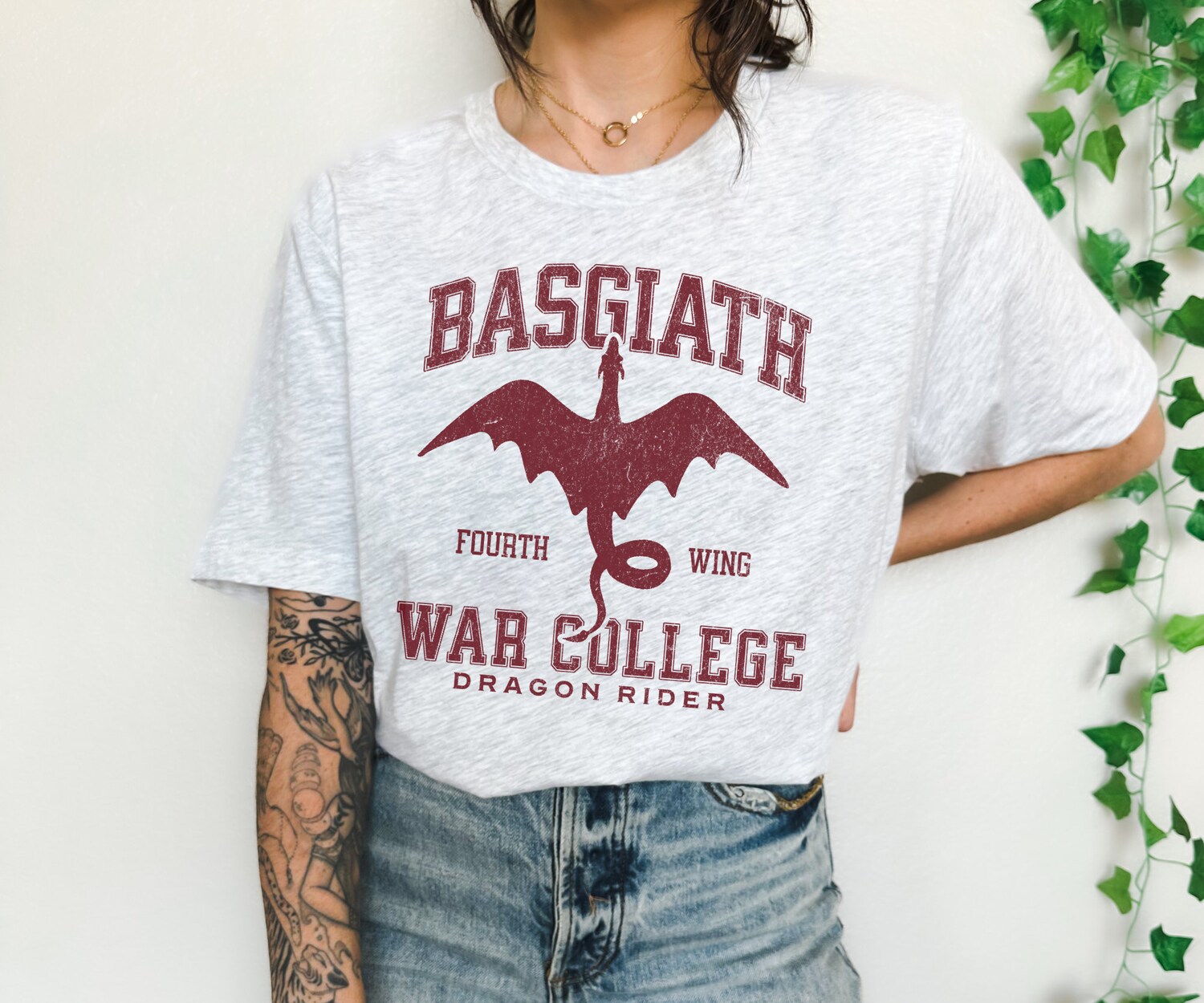 Fourth Wing Basgiath War College Iron Flame Fantasy Reader Bookish Shirt image 1