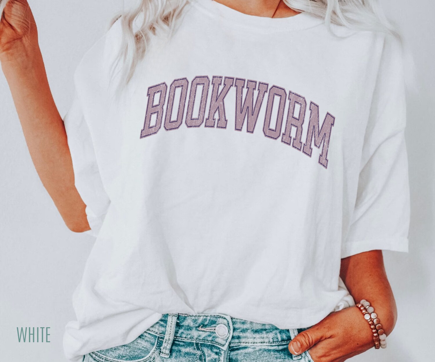 Bookworm Lover Reading Addict Teacher Librarian Literature Women Shirt image 3