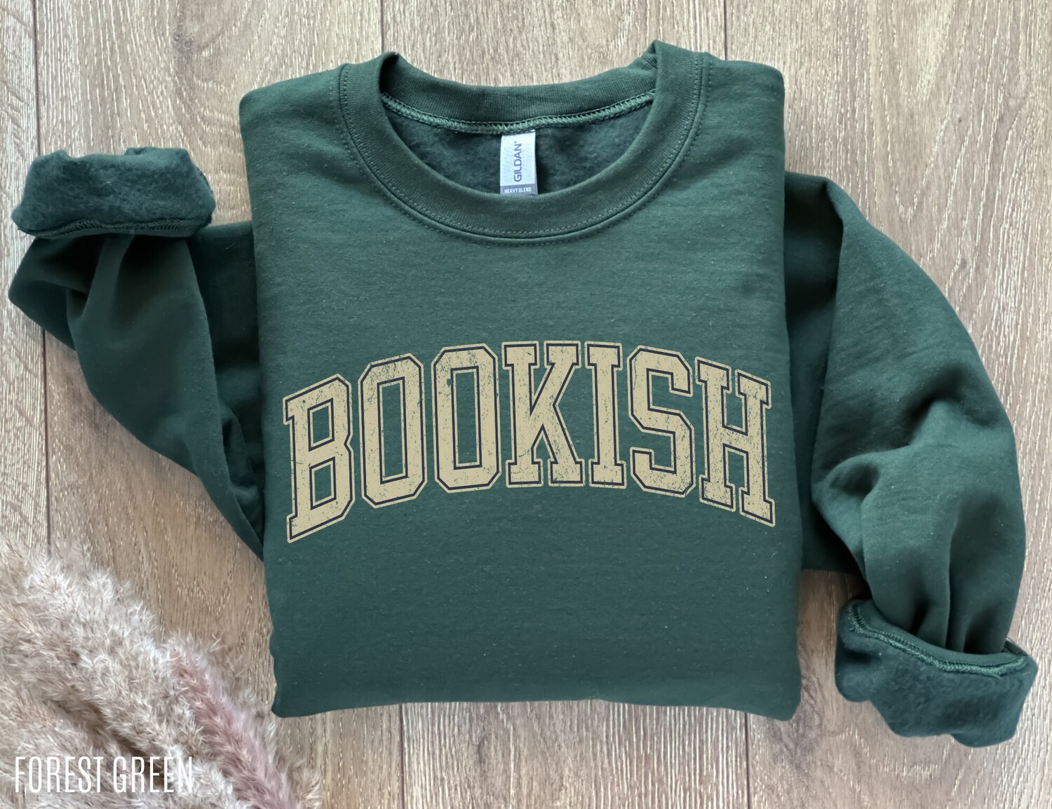 Bookish Lover Reading Teacher Librarian Literature Cute Nerd Sweatshirt image 1