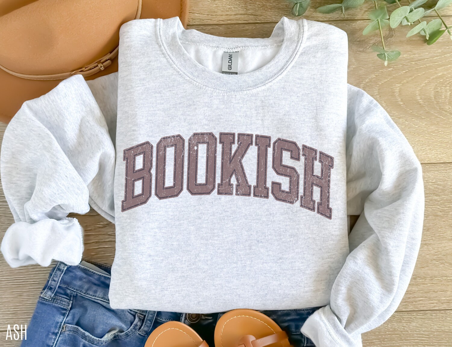 Bookish Lover Reading Teacher Librarian Literature Cute Nerd Sweatshirt image 4