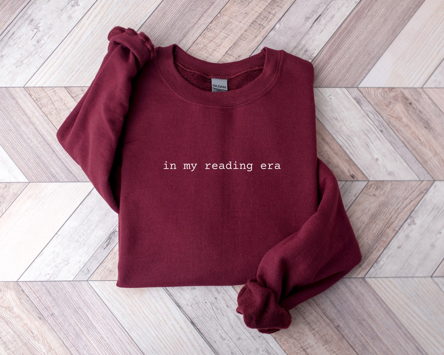 In My Reading Era Bookish Club Lover Teacher Librarian Literary Sweatshirt image 4