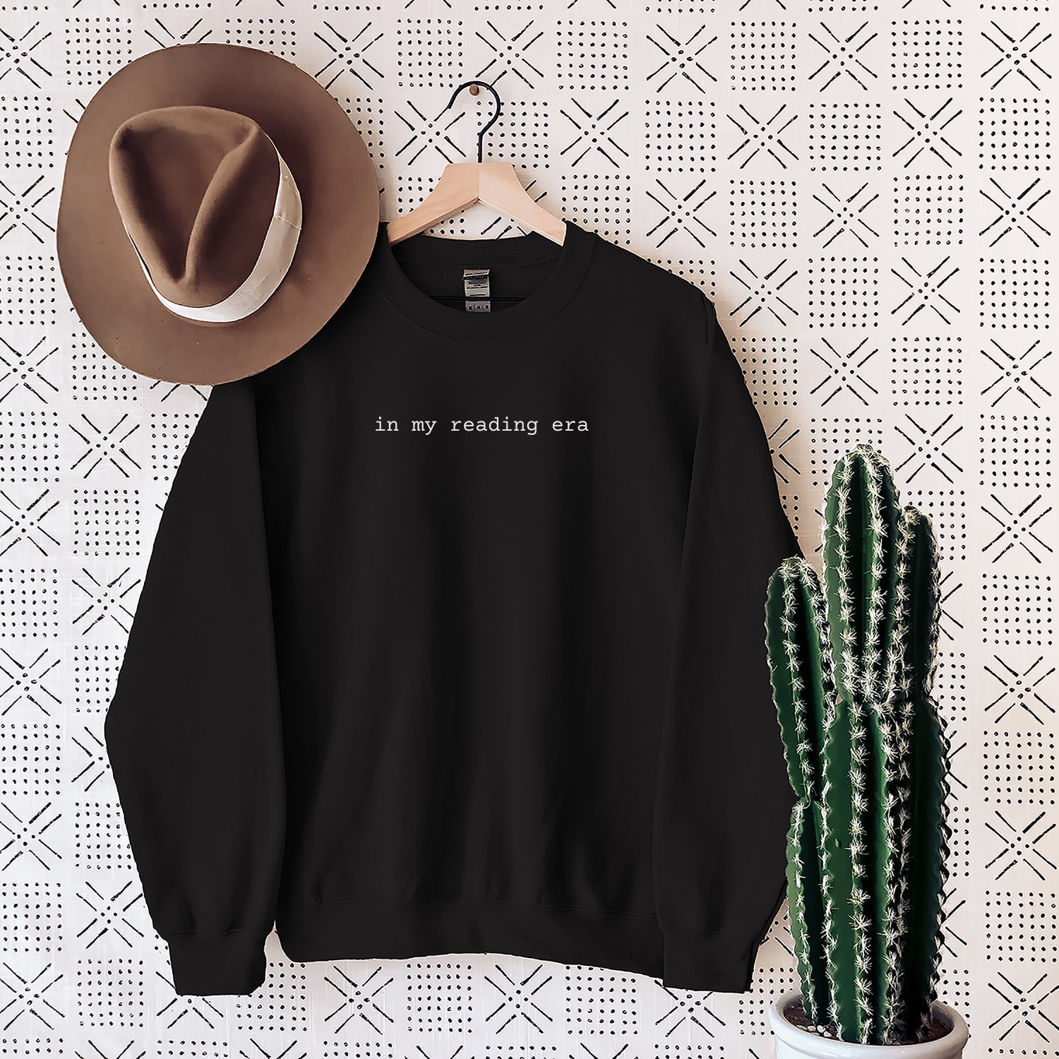 In My Reading Era Bookish Club Lover Teacher Librarian Literary Sweatshirt image 5