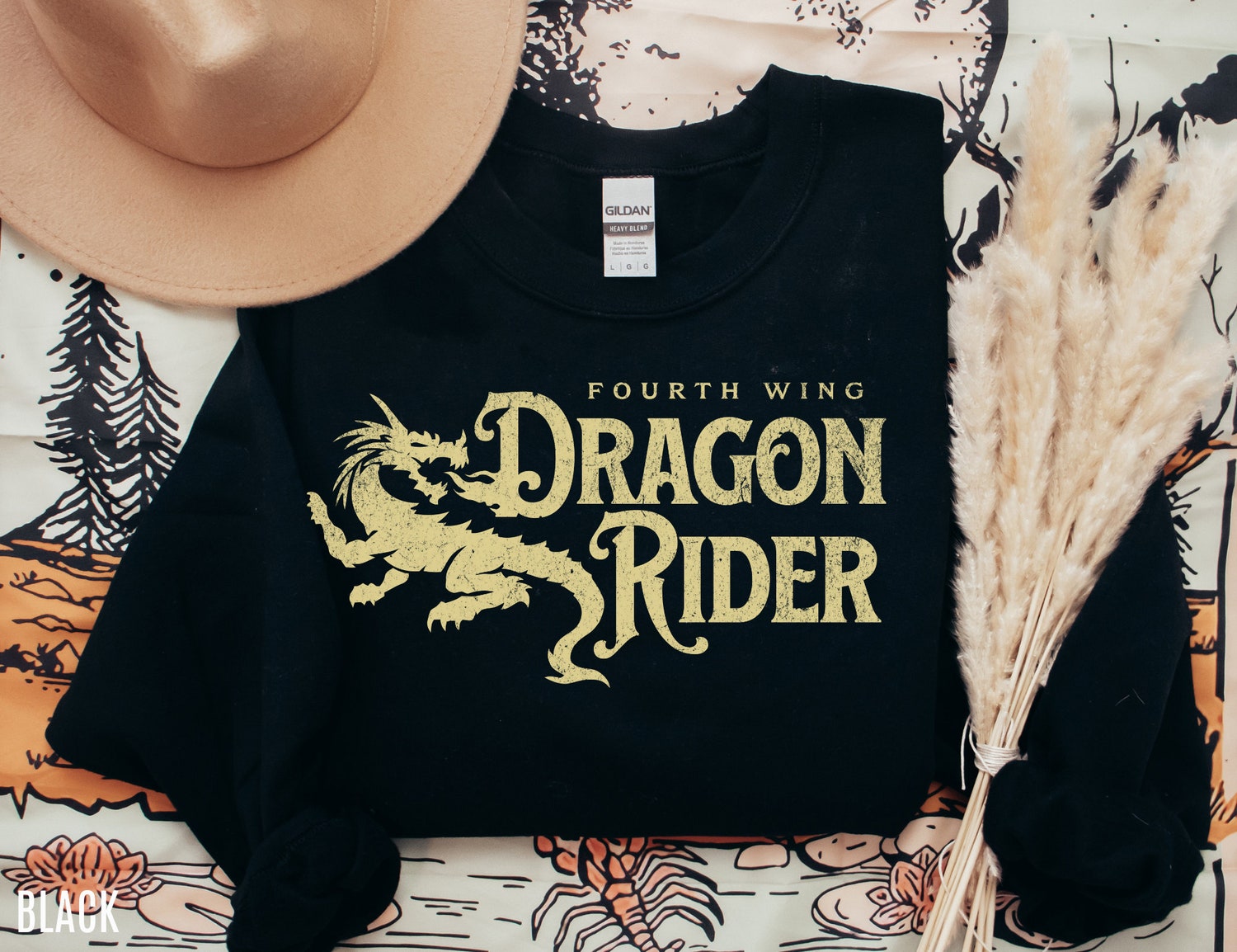 Dragon Rider Fourth Wing Iron Flame Xaden Riorson Bookish Fandom Sweatshirt image 3