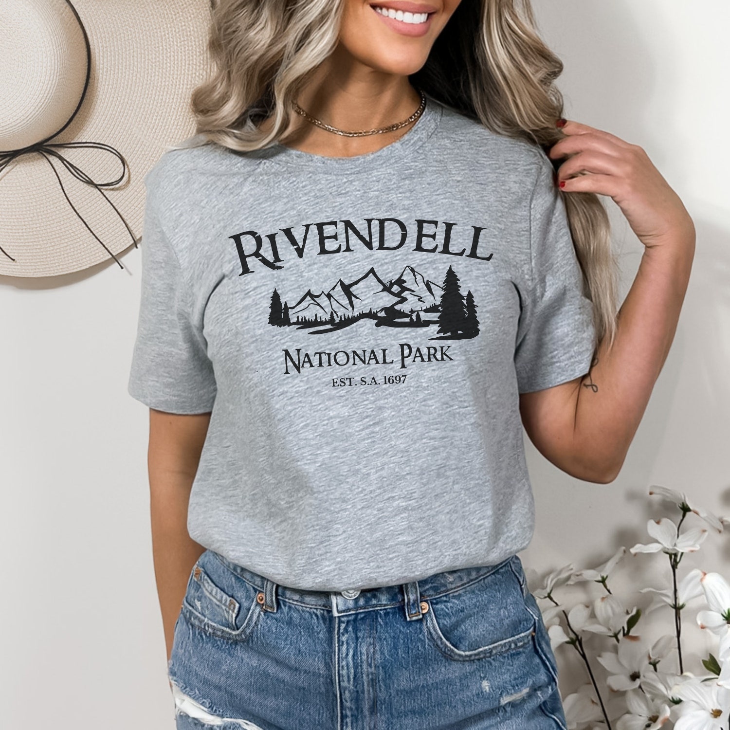 Vintage Rivendell Reading Book Birthday Christmas Librarian Teacher Gothic Geek Shirt image 2