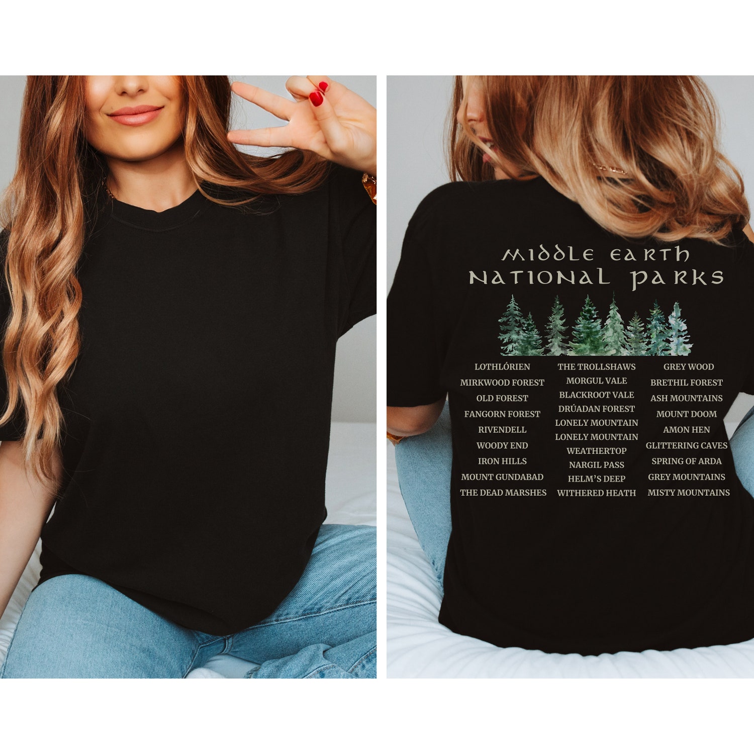 Vintage Bookish Reading Teacher National Park Nature Librarian Literary Shirt image 7