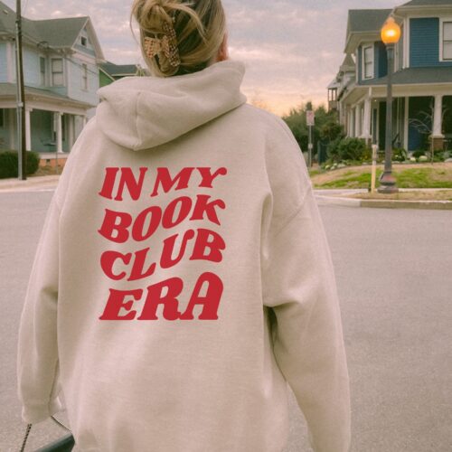 In My Book Club Era Reading Teacher Librarian Birthday Women Sweatshirt image 0