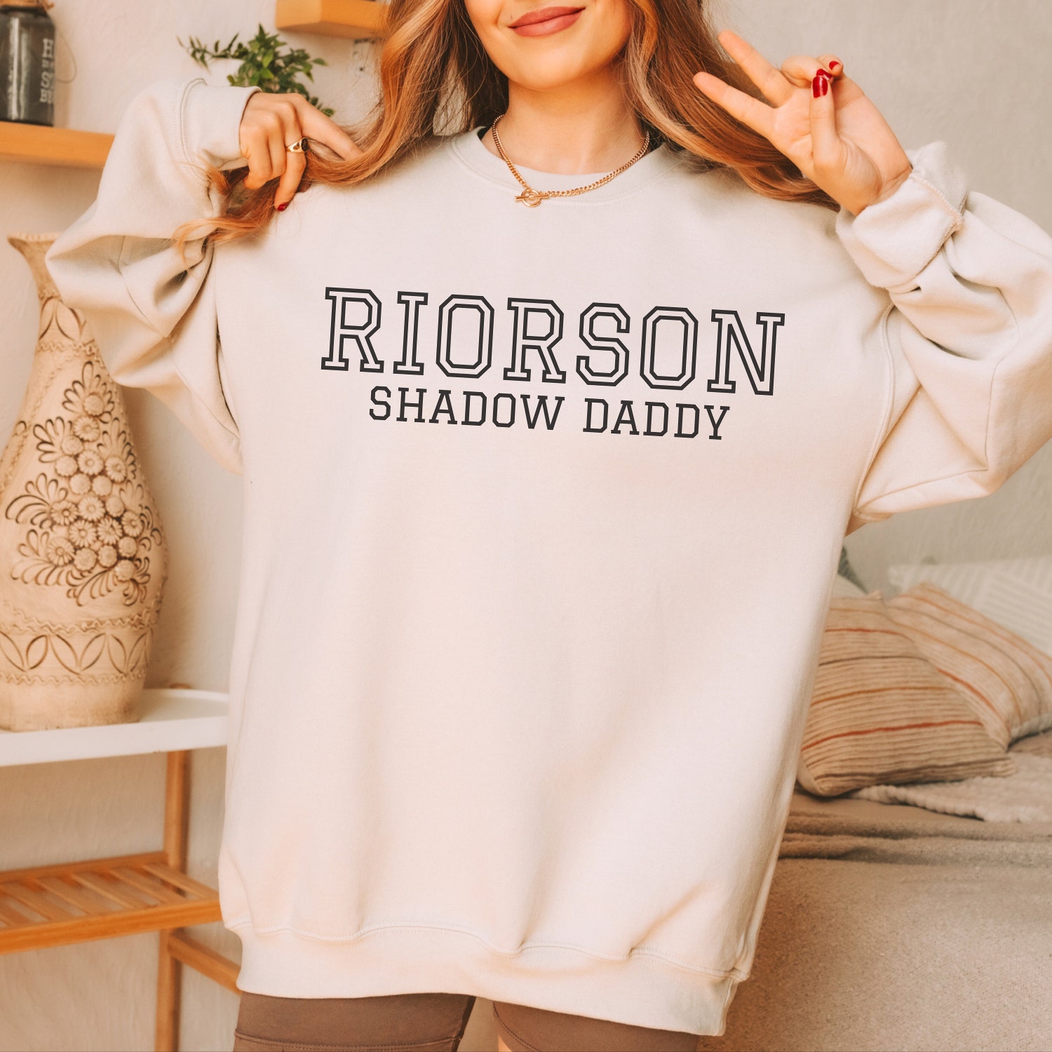 Gothic Riorson Reading Book Fandom Halloween Birthday Christmas Literary Sweatshirt image 3