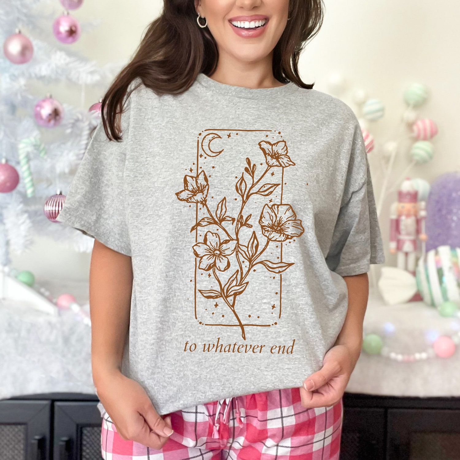 TOG Quote Reading To Whatever End Birthday Christmas Gothic Fandom Literary Bookish Shirt image 1