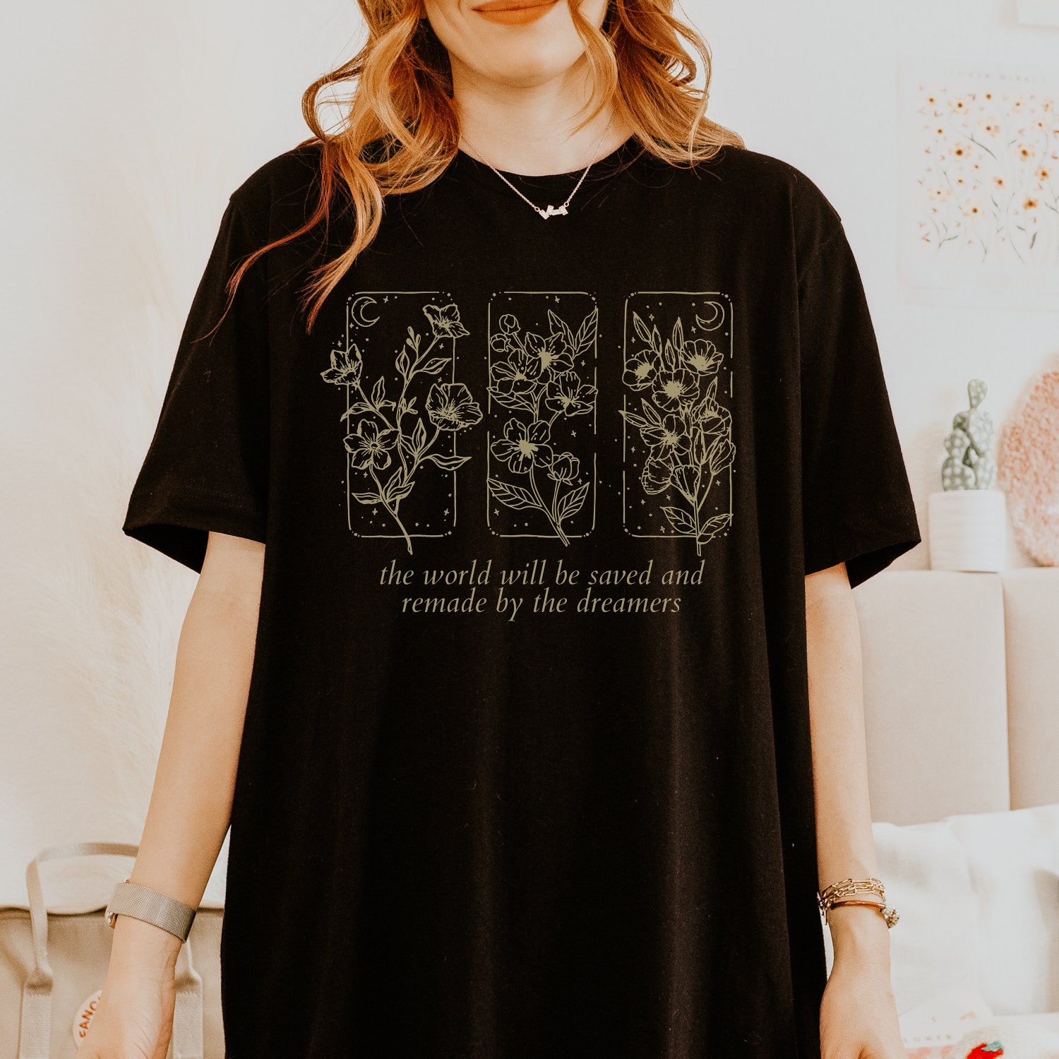 Dark Academia TOG Quote Reading Gothic Book Birthday Christmas Literature Shirt image 3