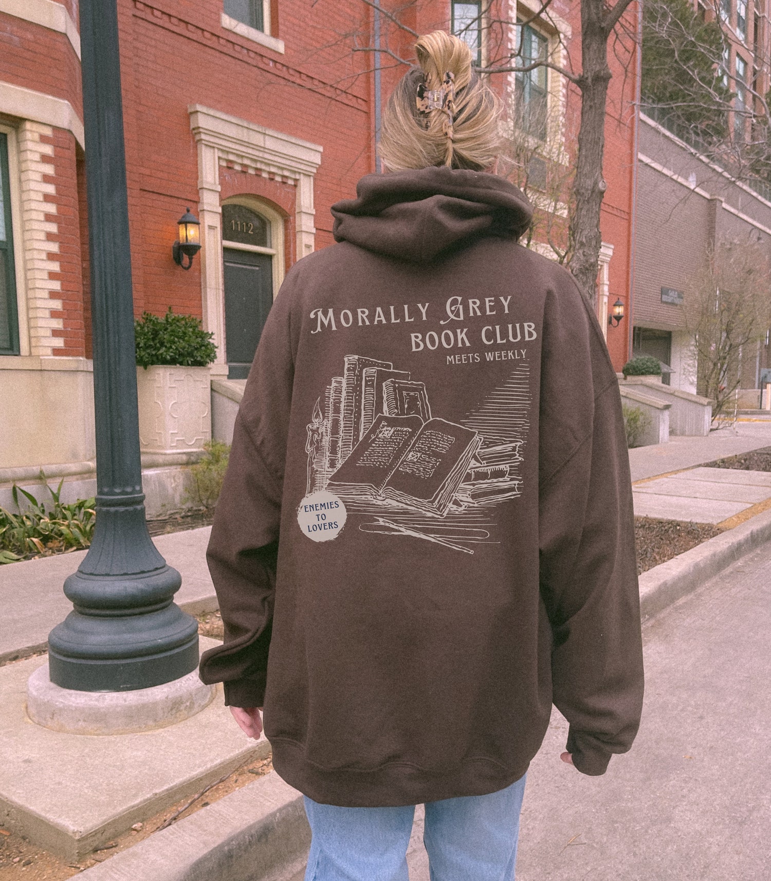 Morally Grey Book Club Meets Weekly Romance Fandom Fantasy Lover Hoodie image 2