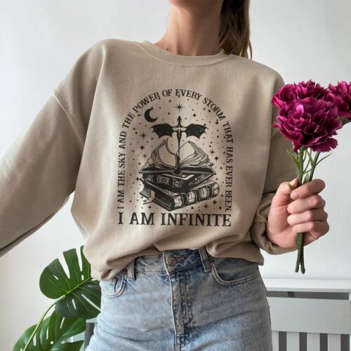 Dark Academia Reading Book Dragon Fandom Quote Birthday Christmas Literary Sweatshirt image 0