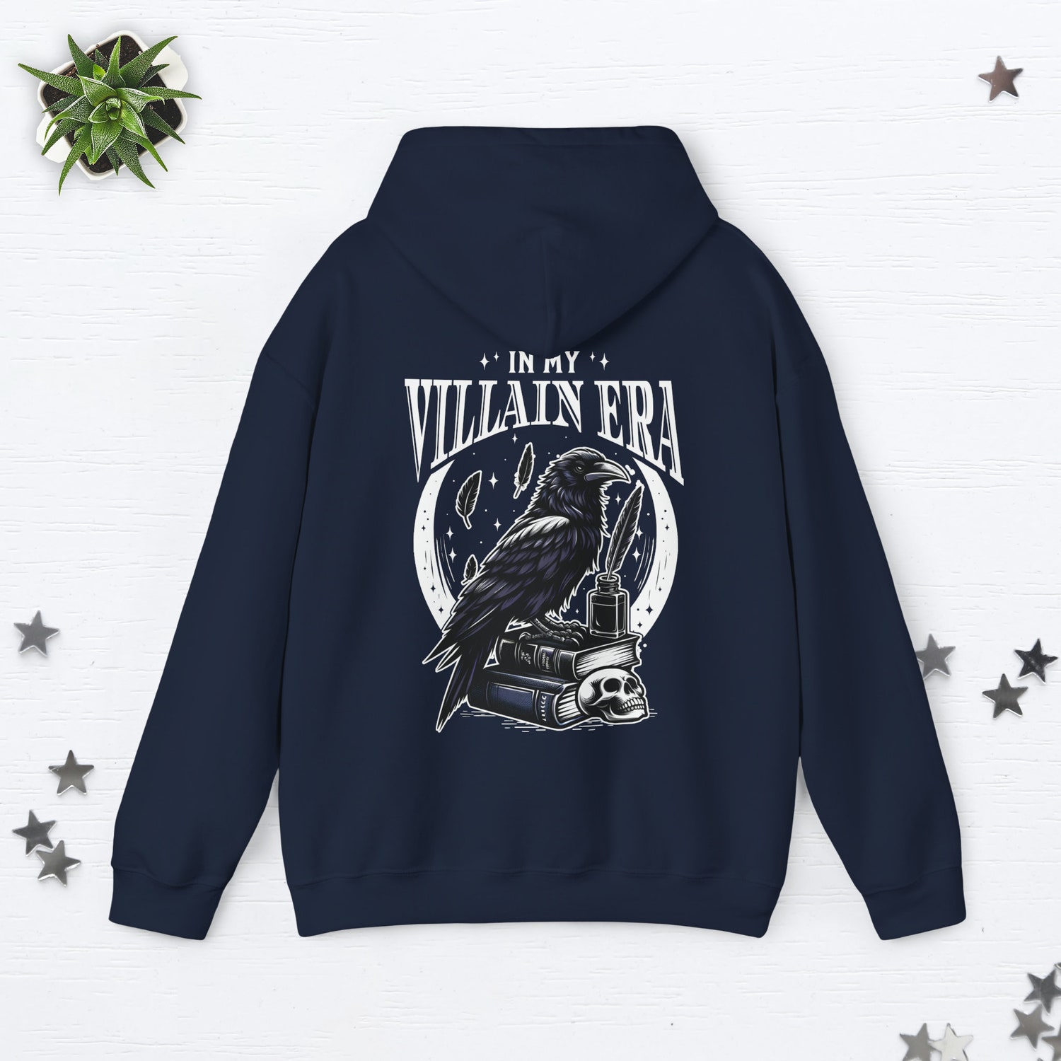 In My Villain Era Morally Grey Book Club Smut Death By Tbr Lover Romantasy Hoodie image 3