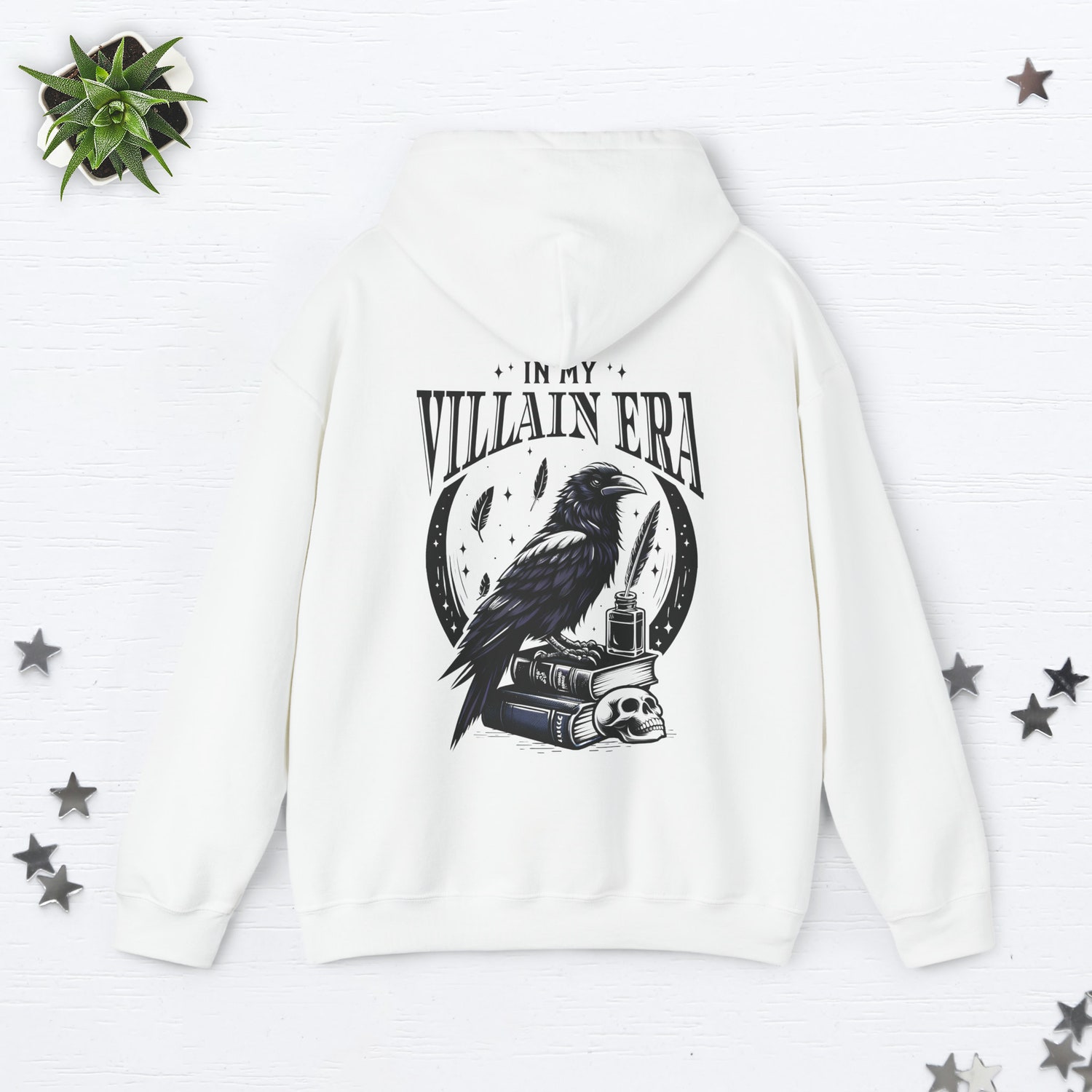 In My Villain Era Morally Grey Book Club Smut Death By Tbr Lover Romantasy Hoodie image 4