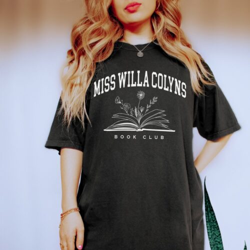 SJM Miss WIlla Colyns Book Club We Will Rise From Blood And Ash Fandom Shirt image 0